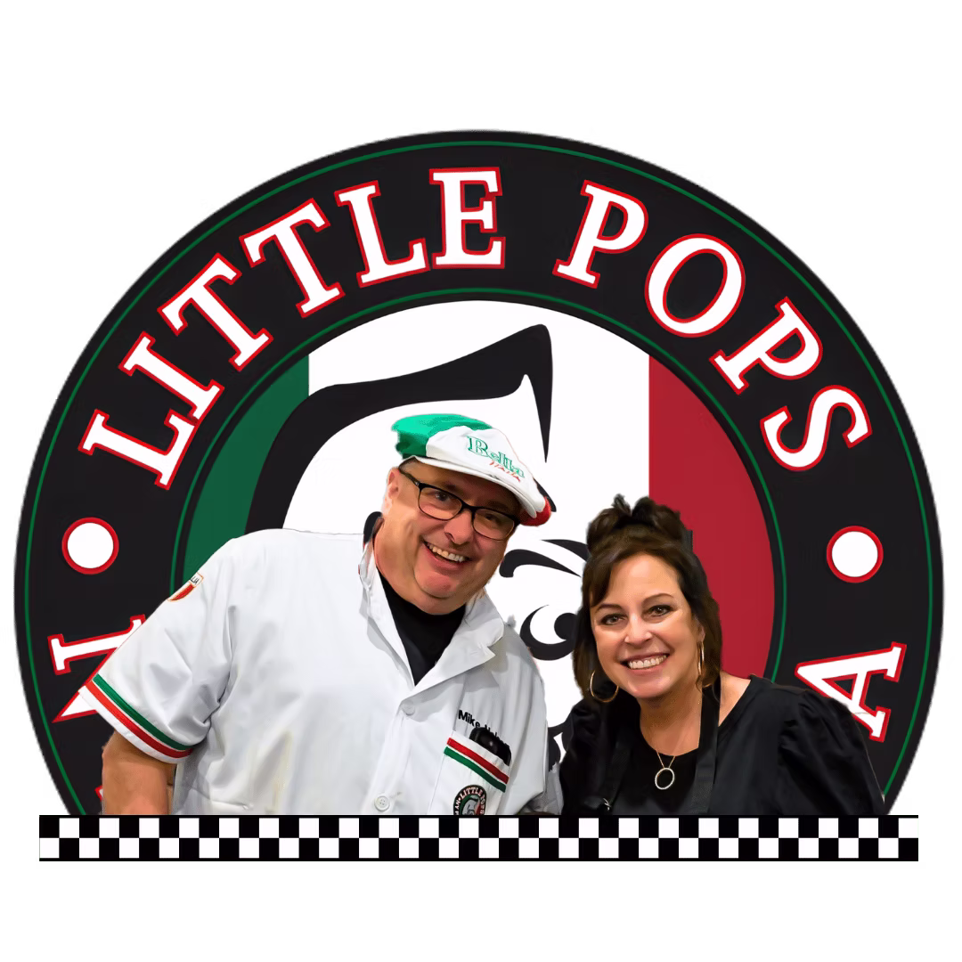 Mike and Vicki — founders of Little Pops Pizzeria